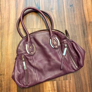 B Makowsky mulberry Hayworth satchel leather purse